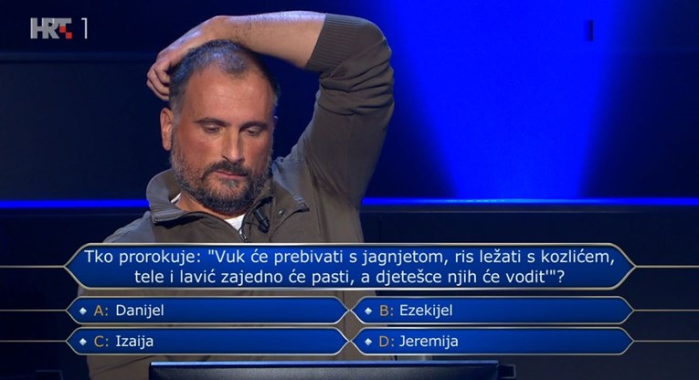 Odustao na pitanju za 250 tisuća kuna na koje je znao odgovor, biste li ga vi znali?