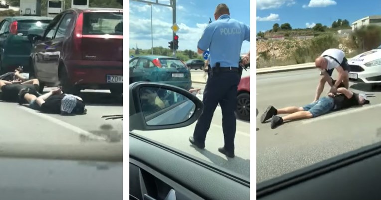 VIDEO Policija privela navijače pored Zadra nakon što je spriječila veliki sukob