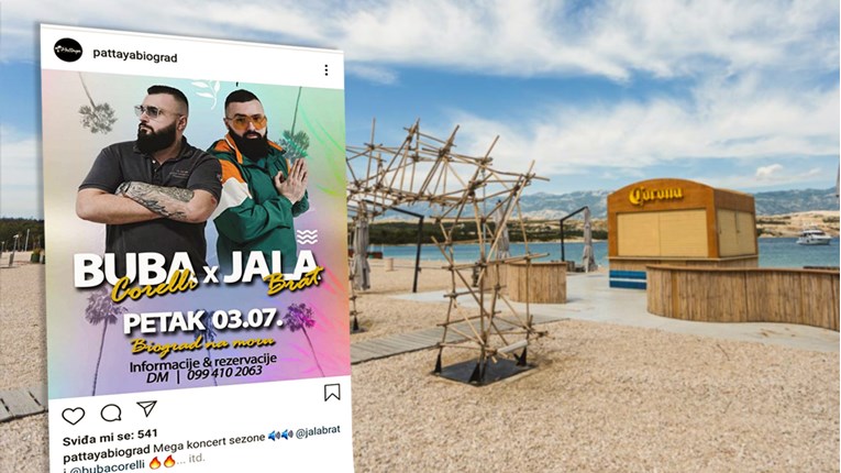 Na Zrću zabranjeni festivali, a u Biogradu organiziraju ogroman koncert