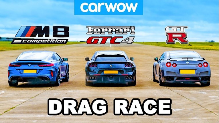 VIDEO BMW-ov coupe u utrci protiv Ferrarija i Nissana GT-R, nije ostao posramljen