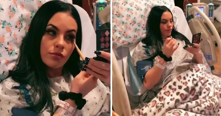 Šminkala se usred porođaja pa postala hit: "Epiduralna očigledno djeluje!"