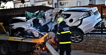 POLICIJA OBJAVILA DETALJE U strašnoj nesreći u Medulinu poginuli su Hrvat i Makedonac