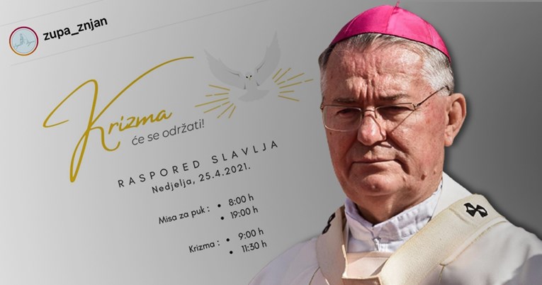 Splitski nadbiskup: Preporučujemo odgodu krizmi. Župa: Ipak će se održati