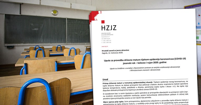 Objavljene nove upute za polaganje državne mature u jesenskom roku