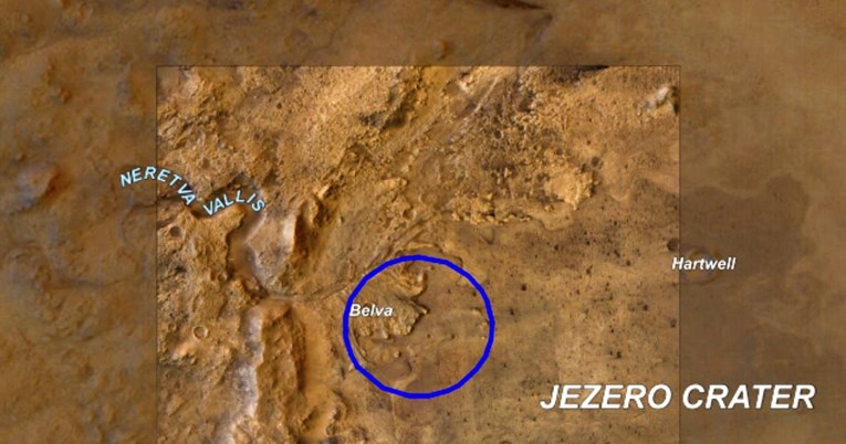 Danas na Mars slijeće rover, spustit će se blizu doline Neretve, Une i Save