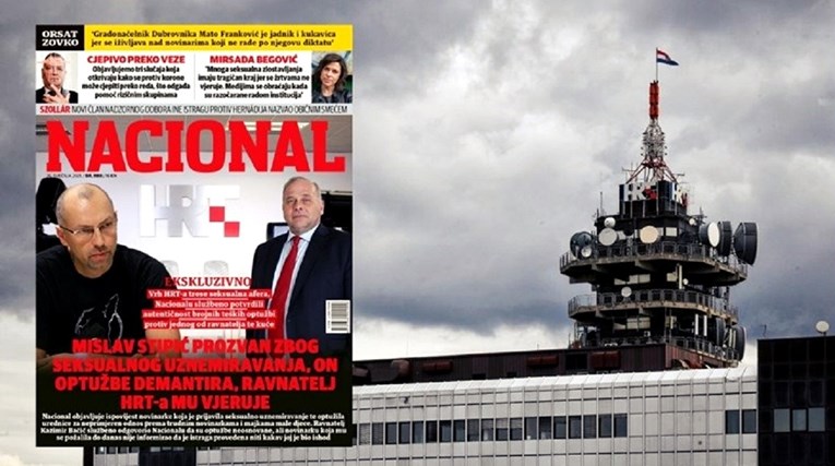 Nacional: Novinarka prijavila ravnatelja s HRT-a za pozive u stan, aluzije na trojac