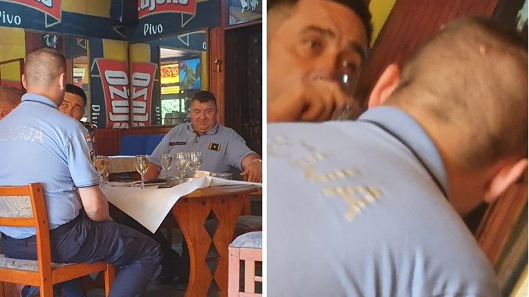 Policijski šefovi usred smjene u birtiji pili gemište? Pogledajte fotografije