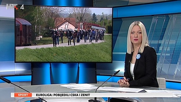 Gaf voditeljice HRT-a: Danas cijeli dan pratimo proboj logoraša iz Jasenovca
