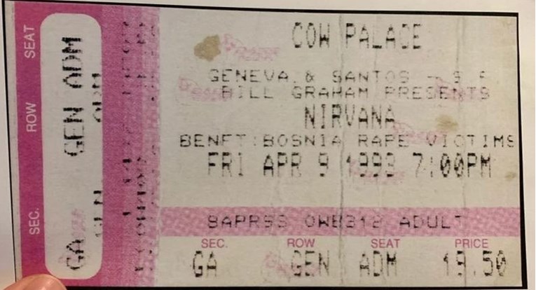 Nirvana je 1993. skretala pažnju na zločine u BiH