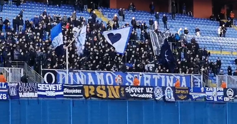 Pogledajte kako su izgledale tribine Maksimira na utakmici Dinama i Istre