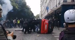 Prosvjedi za zdravstvene djelatnike u Francuskoj postali nasilni