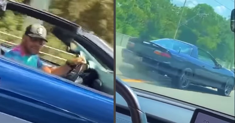 VIDEO Izazvao je vozača Tesle, a onda si je sam presudio