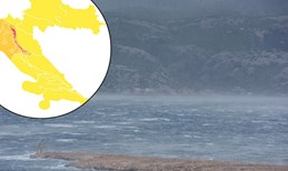 Olujni vjetar na autocestama, upaljen meteoalarm za cijelu zemlju