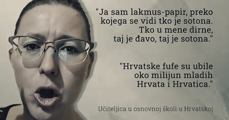 Bernarda Jug, učiteljica: Hrvatske fufe su ubile oko milijun malih Hrvata i Hrvatica