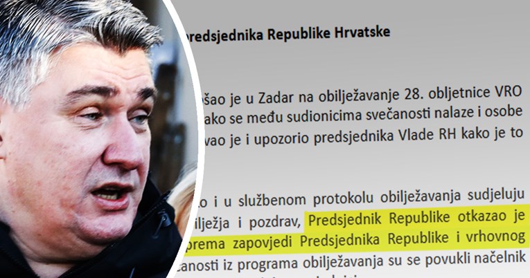 Milanovićev ured o Maslenici: Plenkoviću je rekao da je to neprihvatljivo i otišao