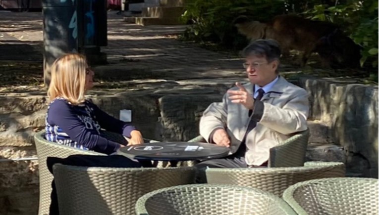 FOTO Šef Vrhovnog suda i Milanovićeva nesuđena šefica Vrhovnog suda snimljeni na kavi