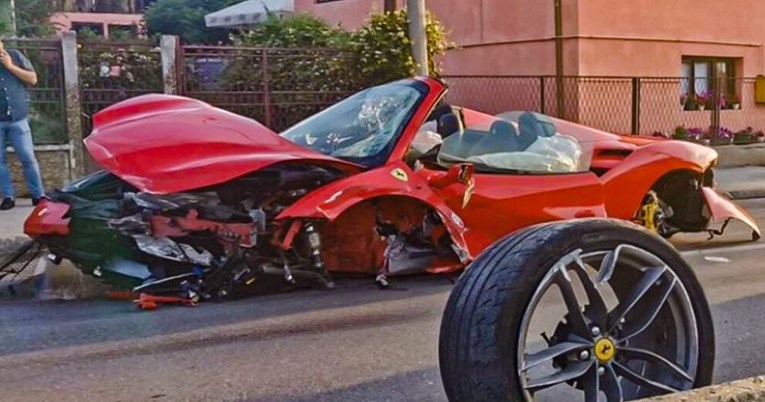 U Srbiji slupali Ferrari pa pobjegli, jurili jer su za hitnu mislili da je policija?