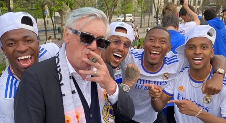 Ancelotti poharao internet imidžom s Realovog slavlja