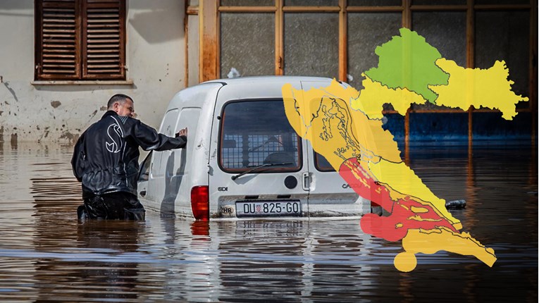 Izdan crveni alarm, stižu jake oluje i poplave. DHMZ objavio posebno upozorenje