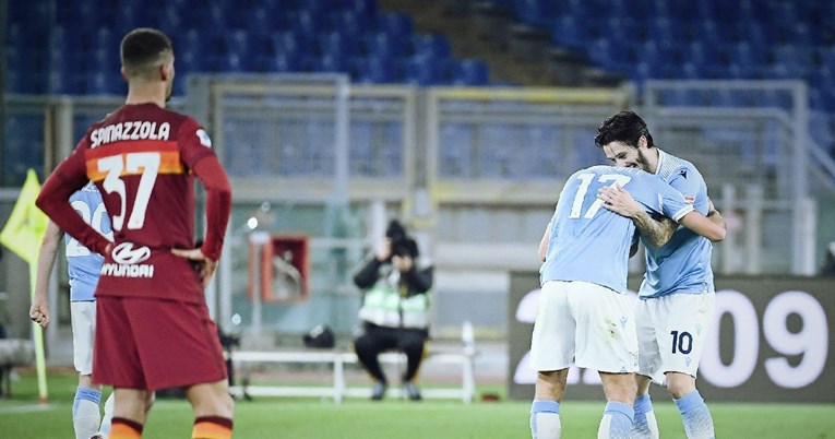 LAZIO - ROMA 3:0 Debakl Rome u rimskom derbiju, pobjedom se mogla priključiti vrhu