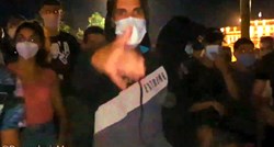 VIDEO Objavljena snimka nasilnika s beogradskog prosvjeda, pogledajte tučnjavu