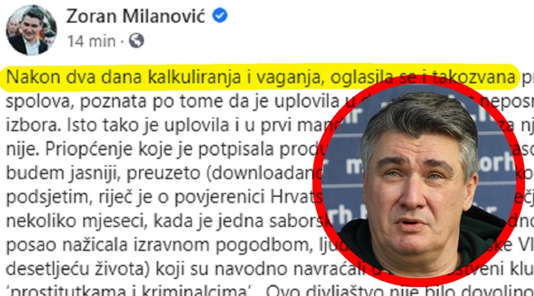 Milanović: Nakon dva dana kalkuliranja i vaganja javila se tzv. pravobraniteljica