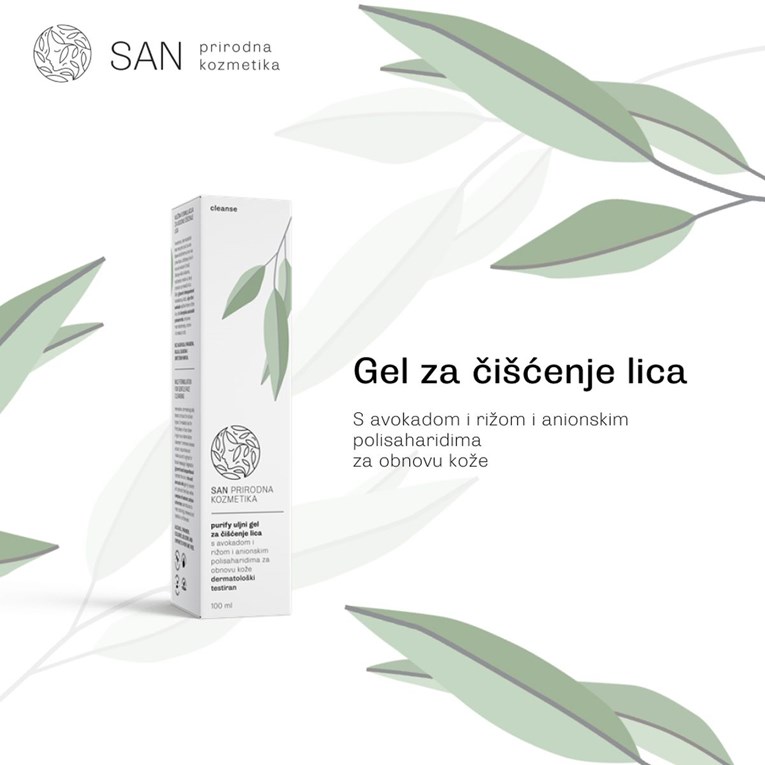 Isprobajte SAN CLEANSE Purify uljni gel za čišćenje lica s avokadom i rižom