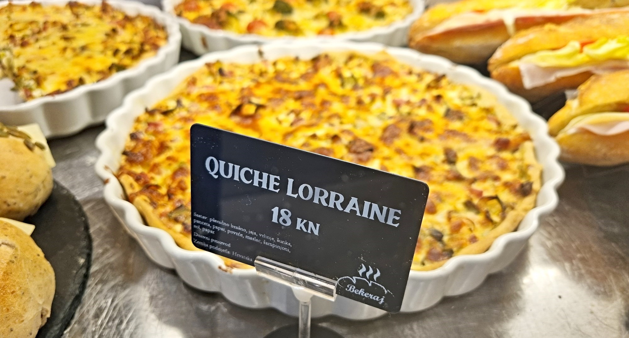 Komad ovog quichea košta 18 kuna. Imamo recept