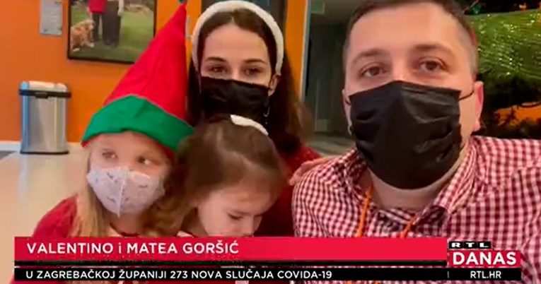 I mala Kiara zaželjela je svima sretan Božić, njena obitelj javila se iz Amerike