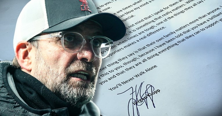 Klopp oduševio potezom. Poslao pismo navijaču koji boluje od raka