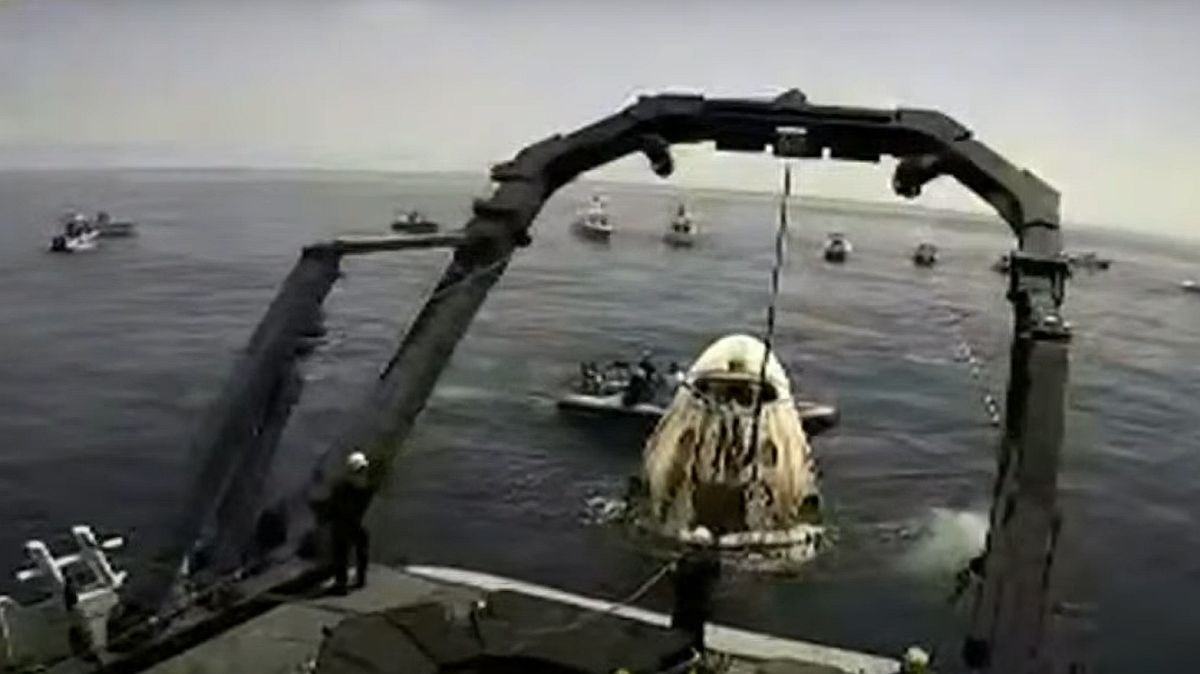 Astronauti sa SpaceX-a Elona Muska spustili se na Zemlju - Index.hr