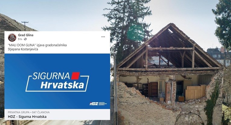 Pogledajte objavu na službenoj Fejs stranici razrušene Gline