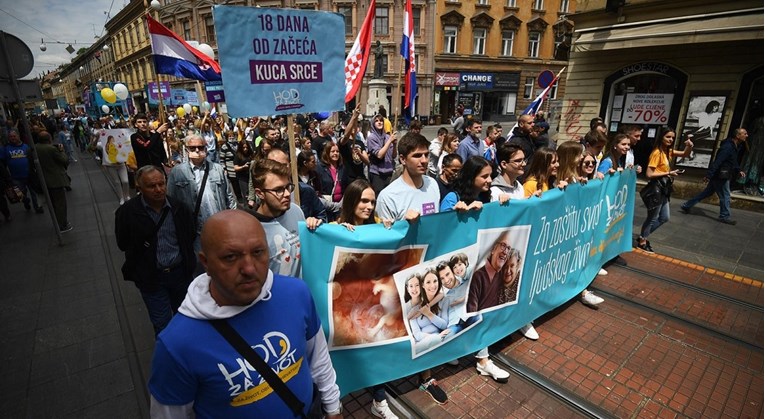 Hod za život zbog diskriminacije traži zaštitu zaposlenika Grada Zagreba od Možemo