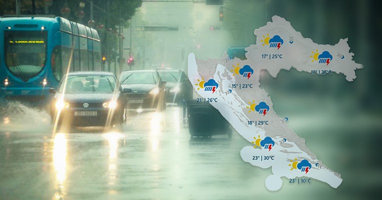 Stiže jako nevrijeme, izdan alarm za cijelu zemlju. Moguće poplave, pijavice, tuča...