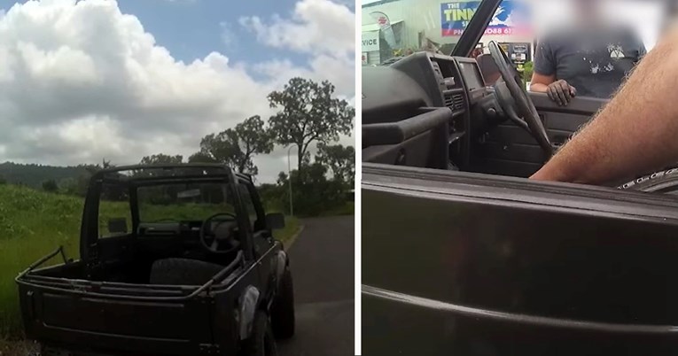 VIDEO Policija ostala u šoku kad je vidjela na čemu sjedi vozač