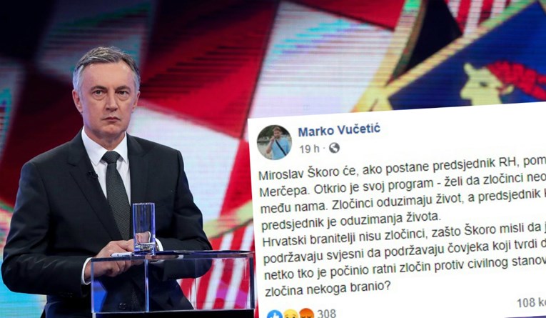 Vučetić: Zašto Škoro misli da su hrvatski branitelji zločinci?
