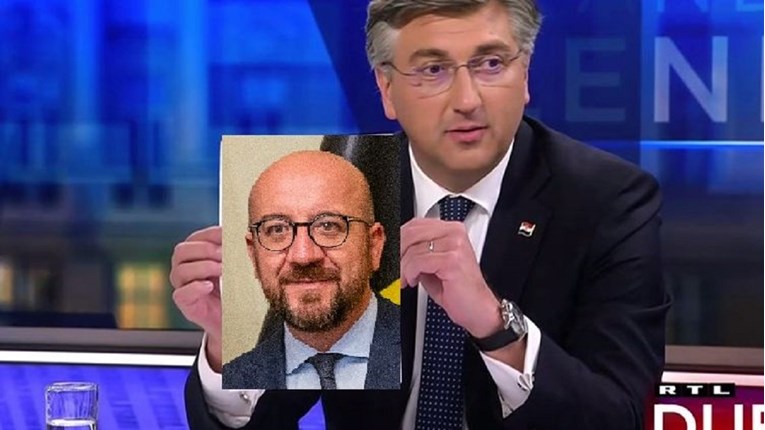I Plenkovića sprdaju: "Charlesu Michelu ne da se štuca, nego lik više ne može disati"