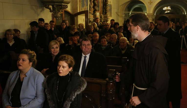 Kolinda i Jakov bili na polnoćki na Trsatu
