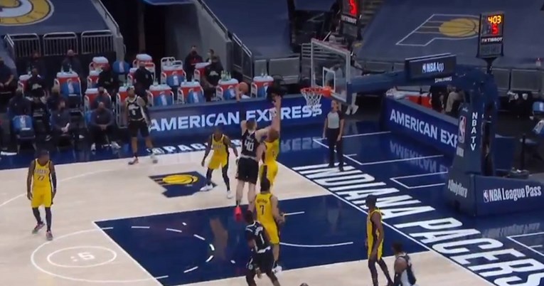 VIDEO Zubac moćnim zakucavanjem uništio Sabonisa
