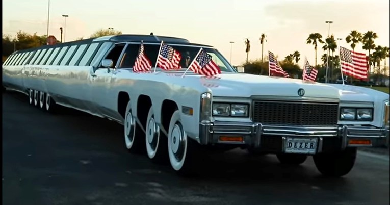 VIDEO Helidrom, mini-golf, bazen - sve to ima najduži automobil na svijetu