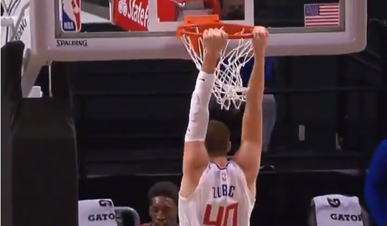 Pogledajte kako je Zubac protiv lanjskog finalista NBA-a letio parketom i zakucavao