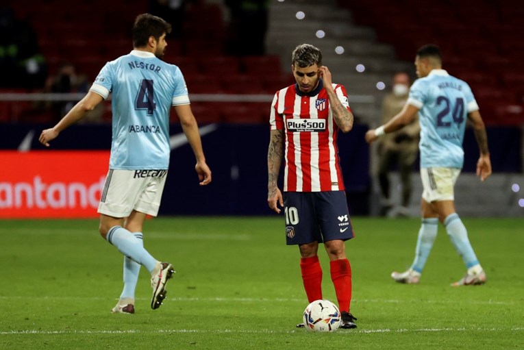 ATLETICO - CELTA 2:2 Prekinut veliki niz vodeće momčadi Primere