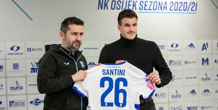 Bjelica dobio bivšeg napadača Hrvatske. Santini može igrati za Osijek