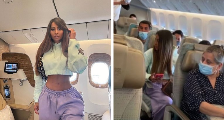 Uhvatili influencericu kako se za Instagram pravi da leti poslovnom klasom