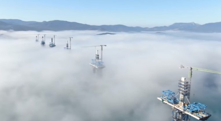 VIDEO Ovako izgleda Pelješki most iz zraka