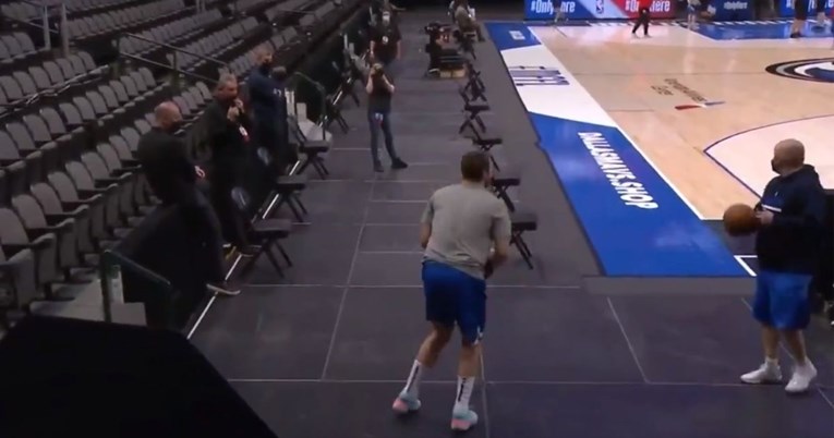 Pogledajte što je Luka Dončić izveo prije utakmice
