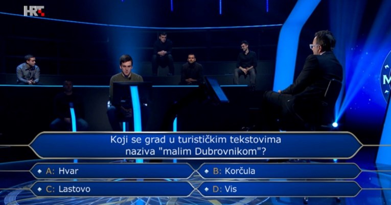Student u Milijunašu krivo odgovorio na pitanje o hrvatskom gradu. Znate li odgovor?