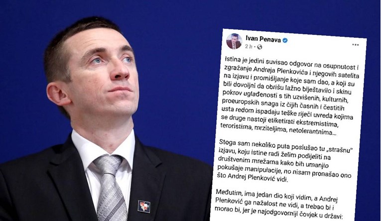Penava objavio popis za Plenkovića: "Hoće li me sad proglasiti širiteljem mržnje?"