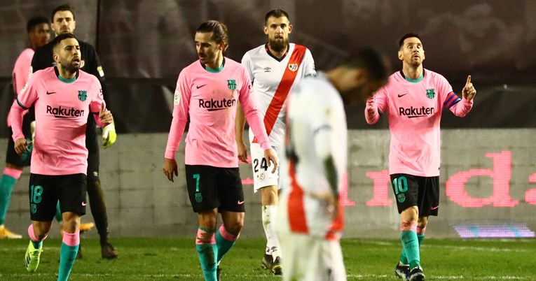 RAYO - BARCELONA 1:2 Gosti u završnici s Messijem slomili drugoligaša u kupu
