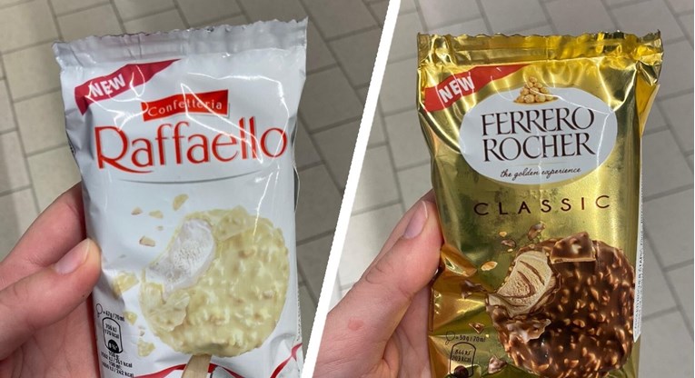 Raffaello i Ferrero Rocher sladoledi stigli u Hrvatsku, evo koliko koštaju
